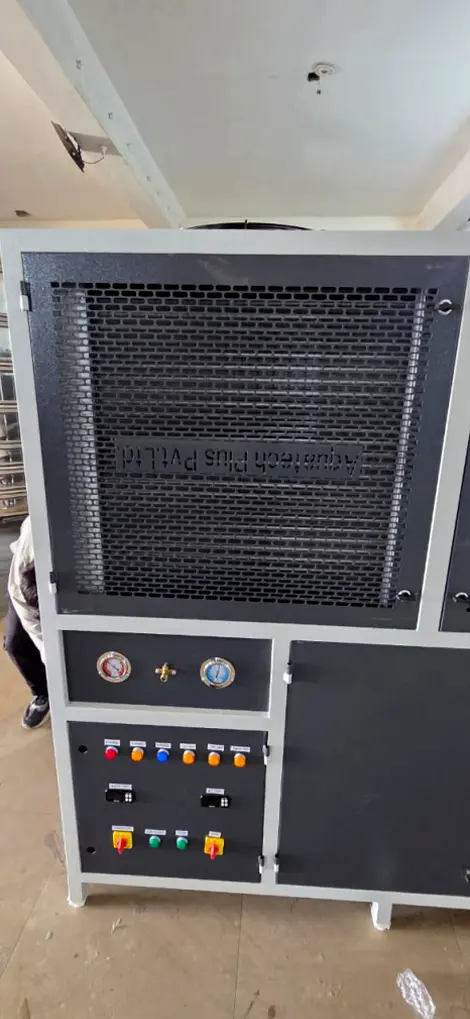 60Tr water cooled screw chiller machine for Beverage 