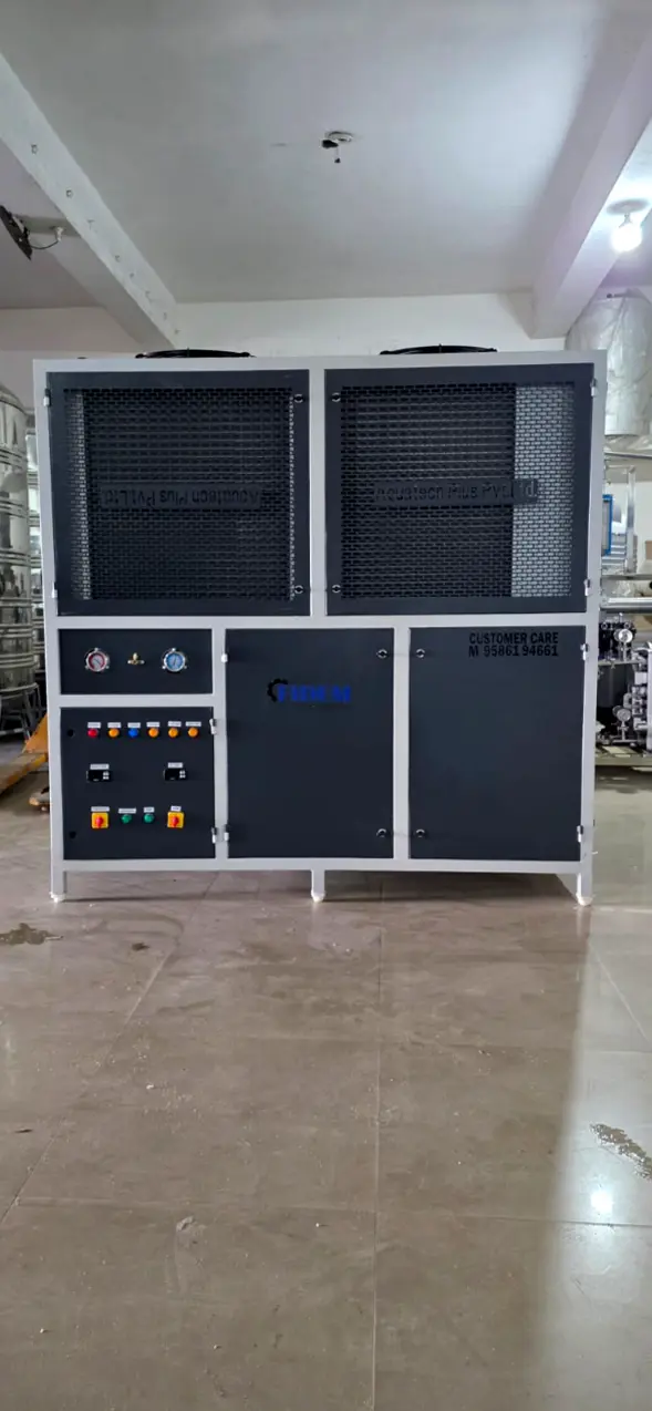 60Tr water cooled screw chiller machine for Beverage 